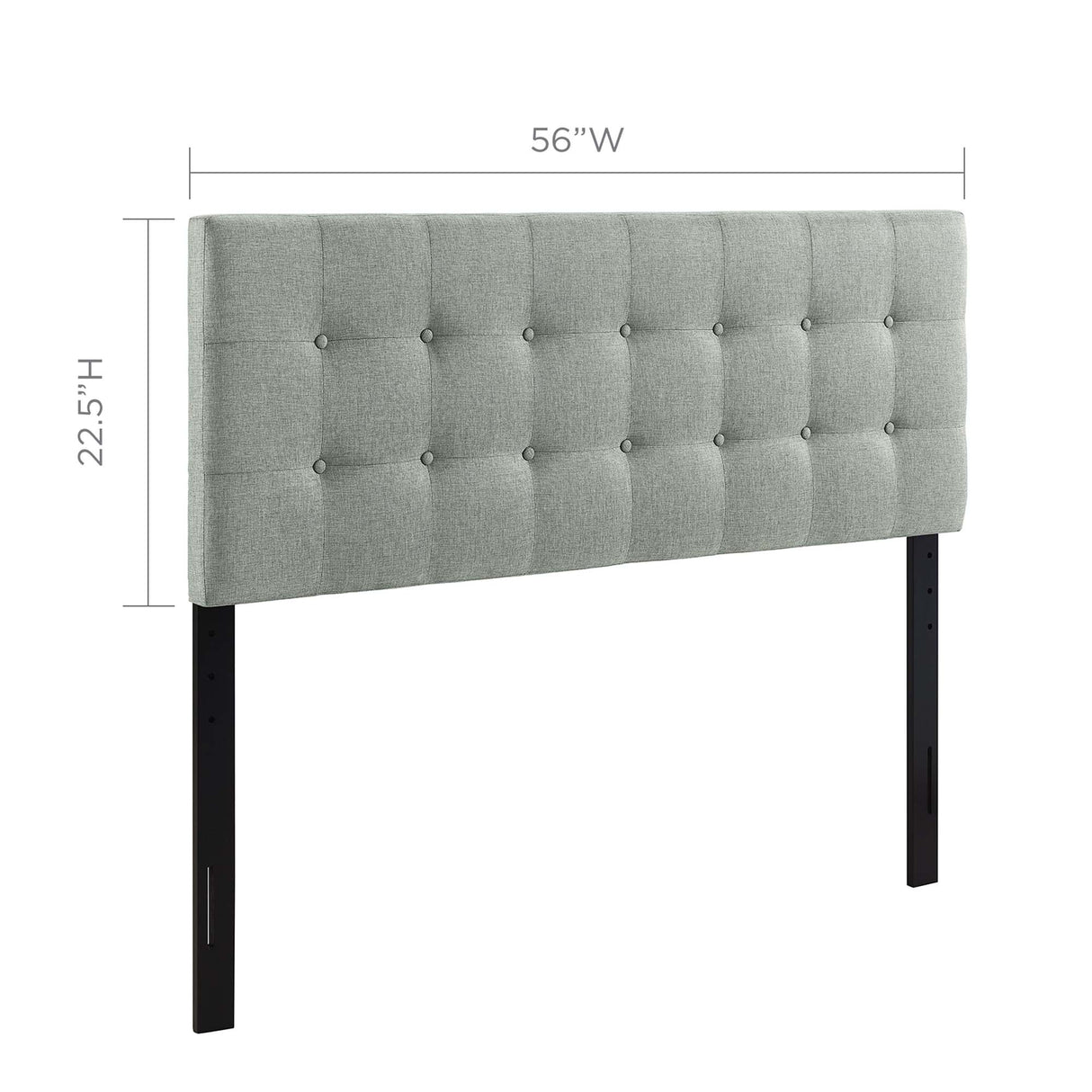 Emily Upholstered Fabric Full Headboard by Modway