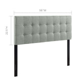 Emily Upholstered Fabric Full Headboard by Modway