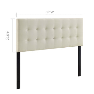 Emily Upholstered Fabric Full Headboard by Modway