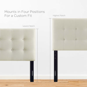 Emily Upholstered Fabric Full Headboard by Modway
