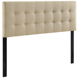 Emily Upholstered Fabric King Headboard by Modway