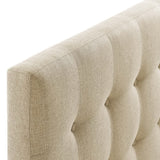 Emily Upholstered Fabric King Headboard by Modway