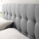 Emily Upholstered Fabric King Headboard by Modway