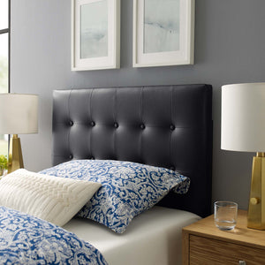 Emily Upholstered Vinyl Twin Headboard by Modway