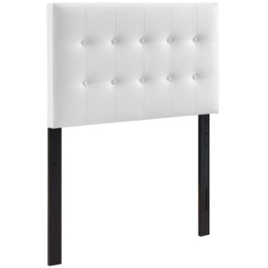 Emily Upholstered Vinyl Twin Headboard by Modway