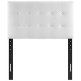 Emily Upholstered Vinyl Twin Headboard by Modway