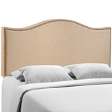 Curl Nailhead Upholstered Queen Headboard by Modway