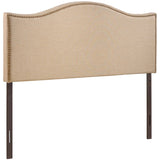Curl Nailhead Upholstered Queen Headboard by Modway