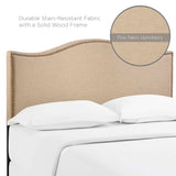 Curl Nailhead Upholstered Queen Headboard by Modway