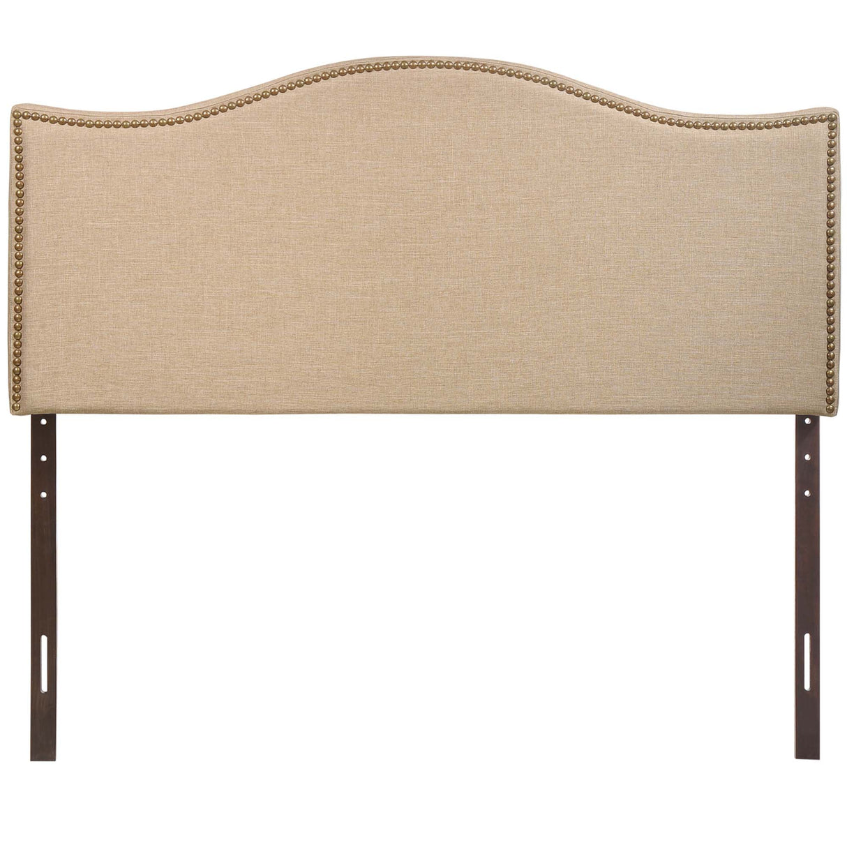 Curl Nailhead Upholstered Queen Headboard by Modway