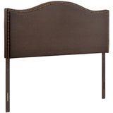 Curl Nailhead Upholstered Queen Headboard by Modway