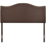 Curl Nailhead Upholstered Queen Headboard by Modway