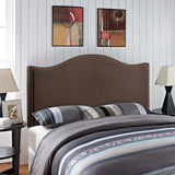 Curl Nailhead Upholstered Queen Headboard by Modway