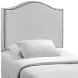 Curl Nailhead Upholstered Twin Headboard by Modway