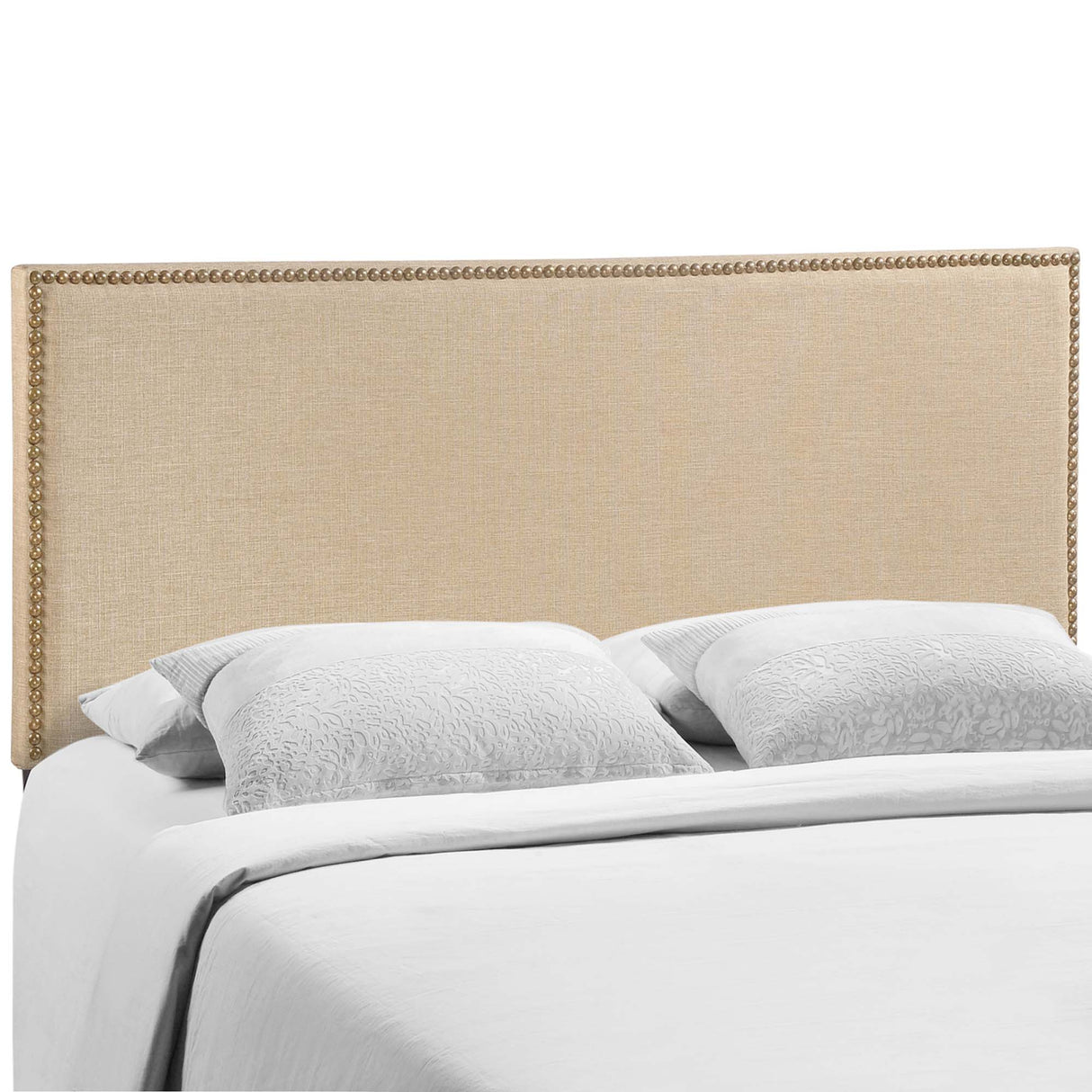 Region Nailhead Upholstered Queen Headboard by Modway