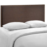 Region Nailhead Upholstered Queen Headboard by Modway