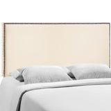 Region Nailhead Upholstered Queen Headboard by Modway