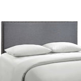 Region Nailhead Upholstered Queen Headboard by Modway