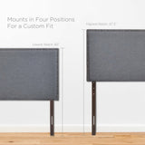 Region Nailhead Upholstered Queen Headboard by Modway