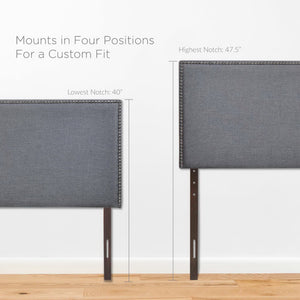 Region Nailhead Upholstered Queen Headboard by Modway
