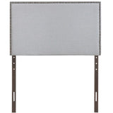 Region Nailhead Upholstered Twin Headboard by Modway