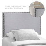 Region Nailhead Upholstered Twin Headboard by Modway
