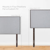 Region Nailhead Upholstered Twin Headboard by Modway