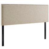 Phoebe Upholstered Fabric Queen Headboard by Modway