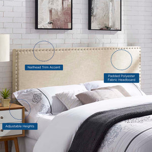 Phoebe Upholstered Fabric Queen Headboard by Modway