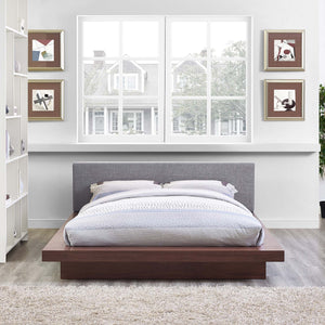 Freja Fabric Queen Platform Bed by Modway
