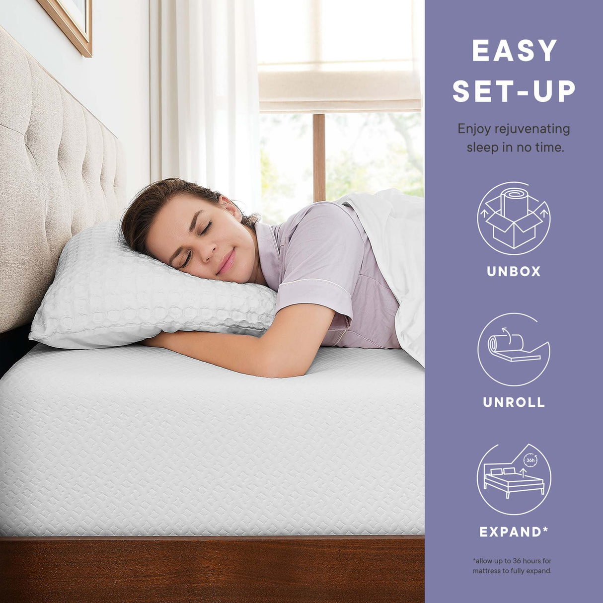 Mila 6" Full Mattress by Modway