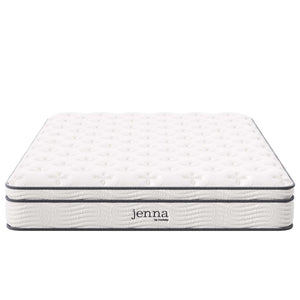 Jenna 10" Innerspring and Foam King Mattress by Modway