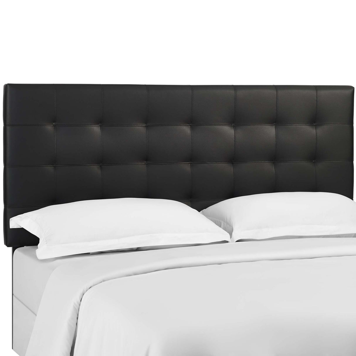 Paisley Tufted Upholstered Faux Leather Full / Queen Headboard by Modway