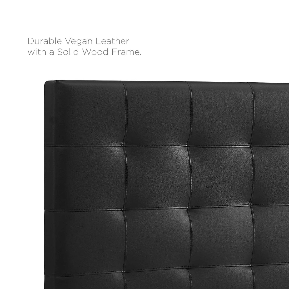 Paisley Tufted Upholstered Faux Leather Full / Queen Headboard by Modway