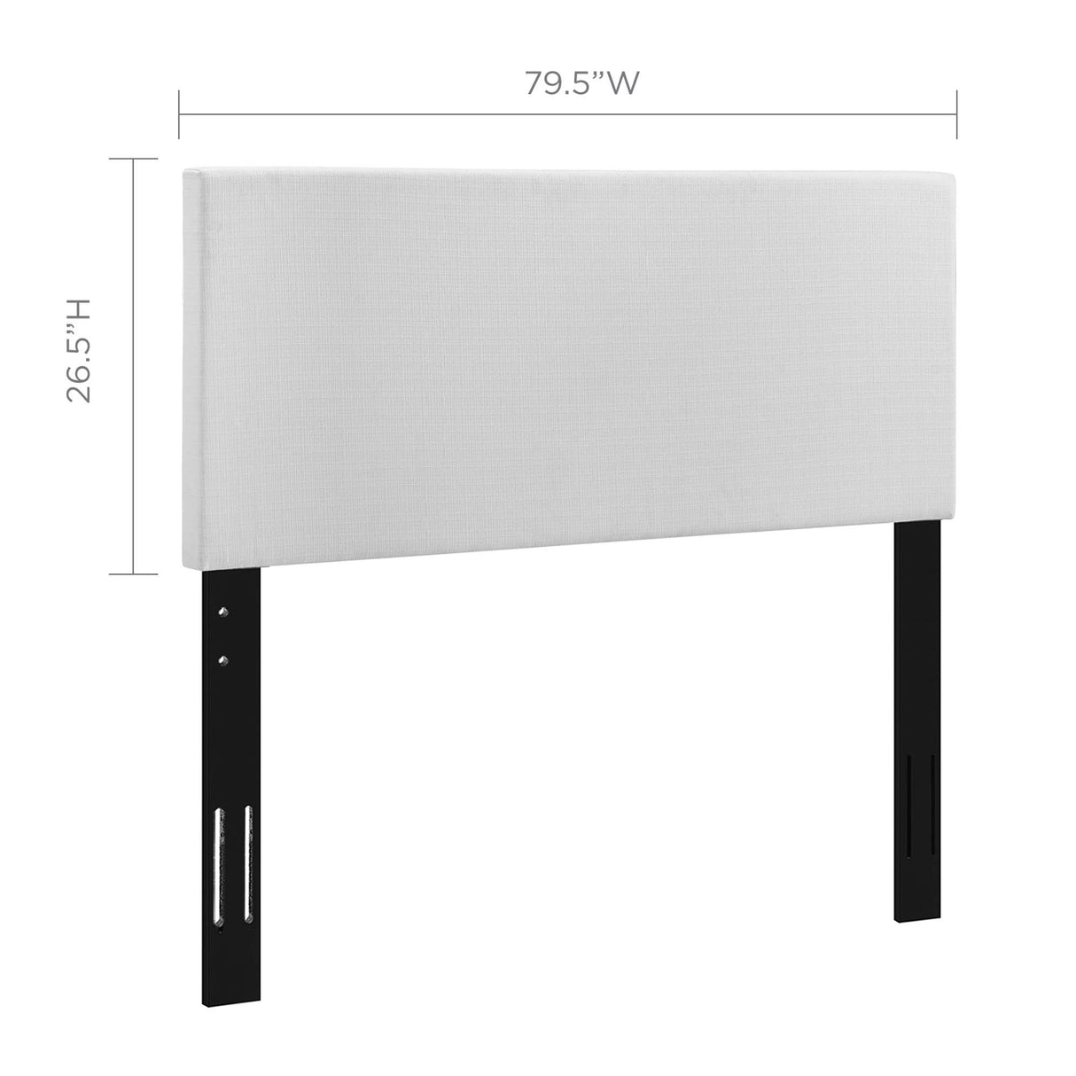 Taylor Upholstered Linen Fabric King and California King Headboard by Modway