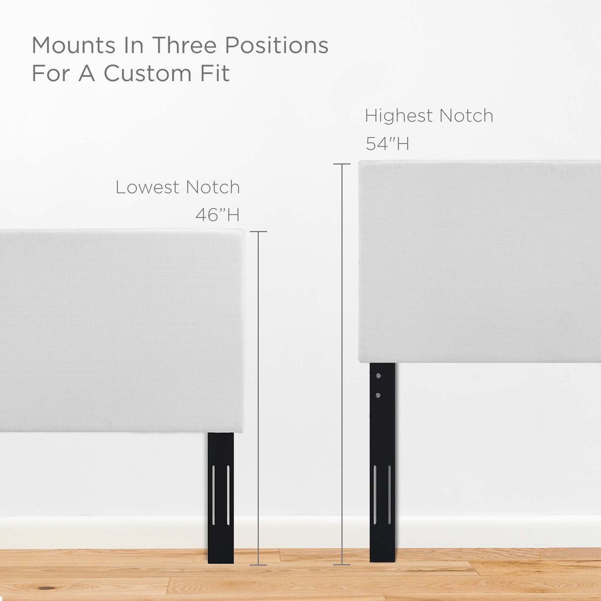 Taylor Upholstered Linen Fabric King and California King Headboard by Modway