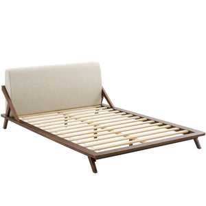 Luella Upholstered Fabric Queen Platform Bed by Modway