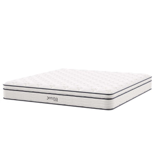 Jenna 10" Innerspring and Foam California King Mattress by Modway