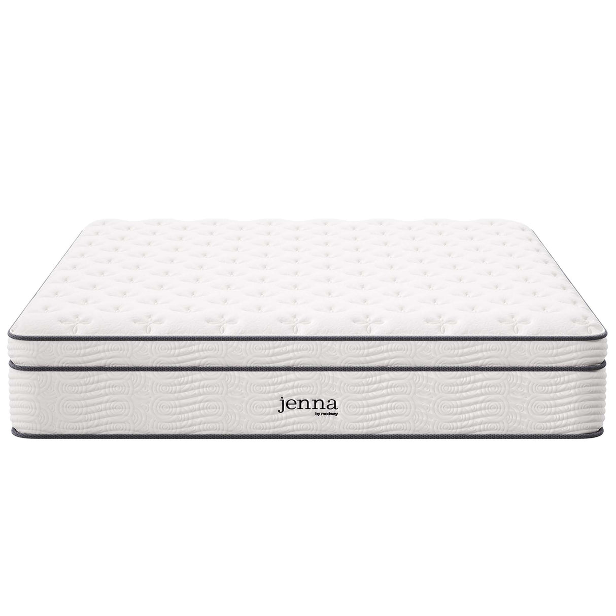 Jenna 14" Innerspring and Foam California King Mattress by Modway
