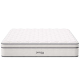 Jenna 14" Innerspring and Foam California King Mattress by Modway