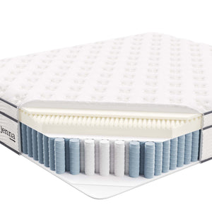 Jenna 14" Innerspring and Foam California King Mattress by Modway