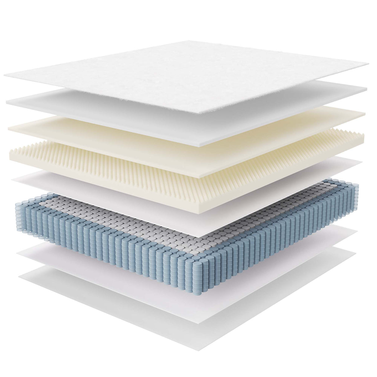 Jenna 14" Innerspring and Foam California King Mattress by Modway