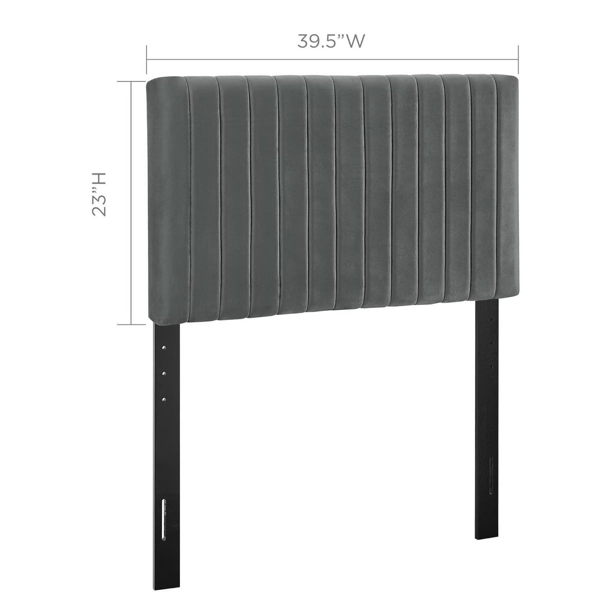 Keira Performance Velvet Twin Headboard by Modway