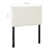 Keira Performance Velvet Twin Headboard by Modway