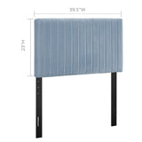 Keira Performance Velvet Twin Headboard by Modway