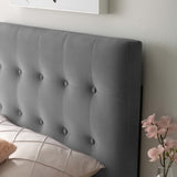 Emily Biscuit Tufted Performance Velvet Twin Headboard by Modway