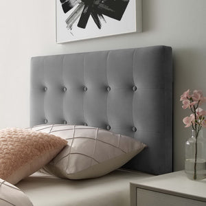 Emily Biscuit Tufted Performance Velvet Twin Headboard by Modway