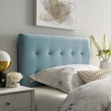 Emily Biscuit Tufted Performance Velvet Twin Headboard by Modway