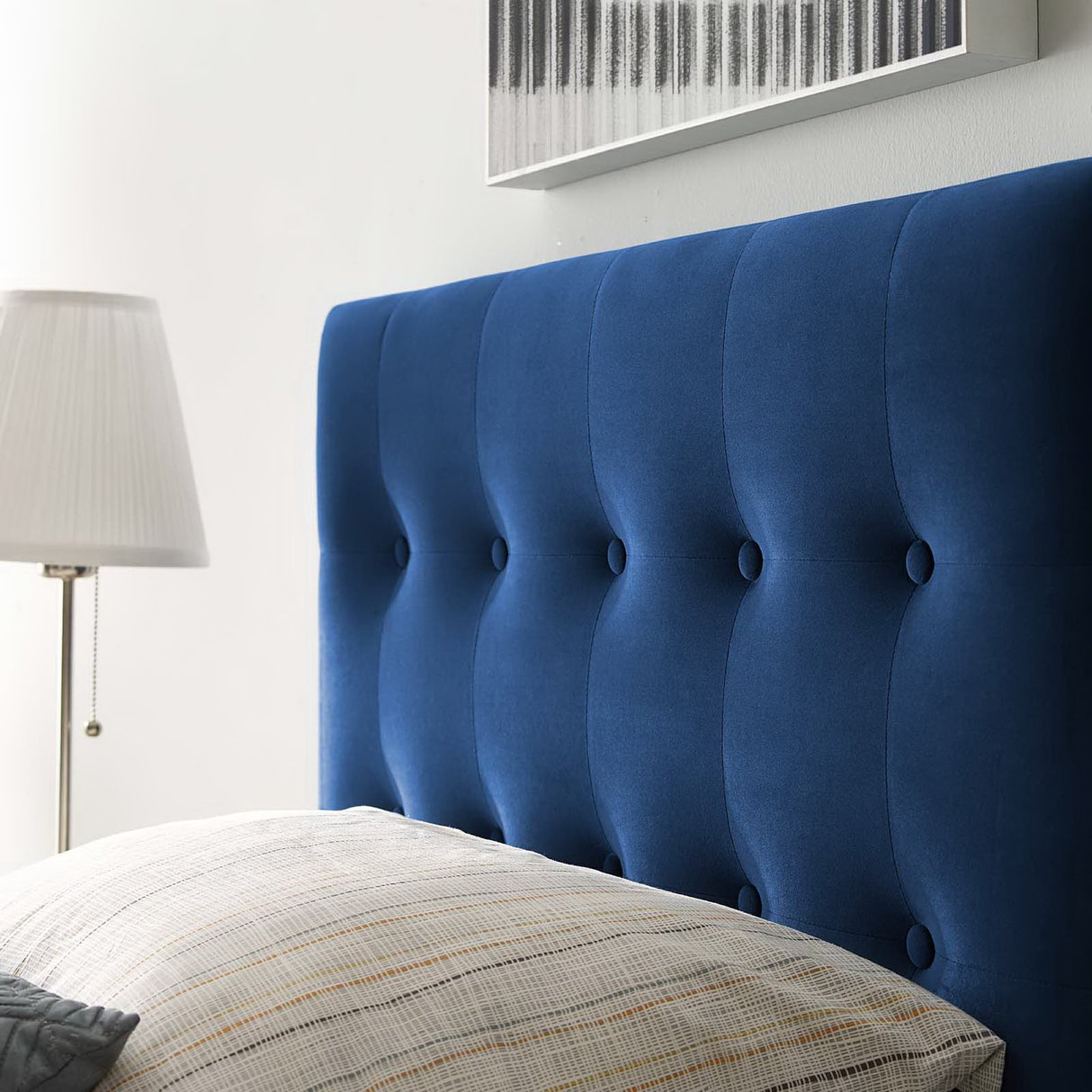 Emily Biscuit Tufted Performance Velvet Twin Headboard by Modway