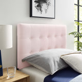 Emily Biscuit Tufted Performance Velvet Twin Headboard by Modway